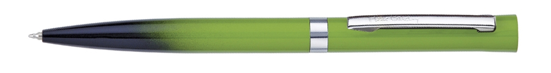 Ручка шариковая Pierre Cardin ACTUEL. Цвет - двухтоновый:зеленый/черный. Упаковка P-1, зеленый, алюминий, нержавеющая сталь