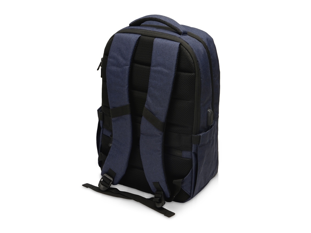 Антикражный рюкзак «Zest» для ноутбука 15.6', синий, полиэстер