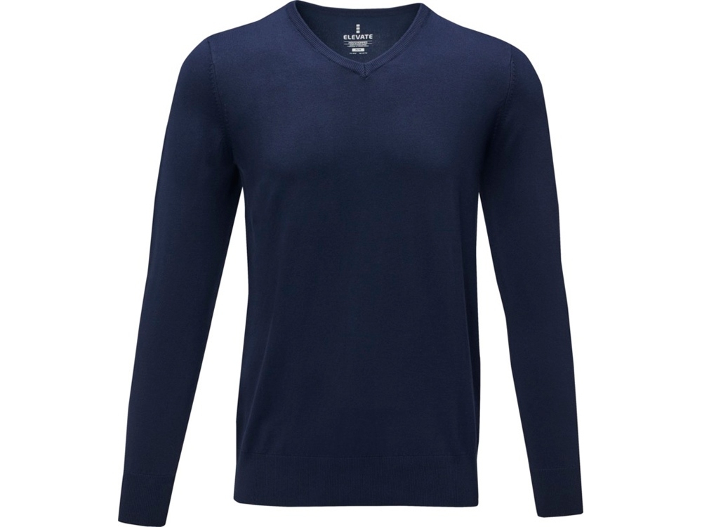 Пуловер «Stanton» с V-образным вырезом, мужской, синий, вискоза
