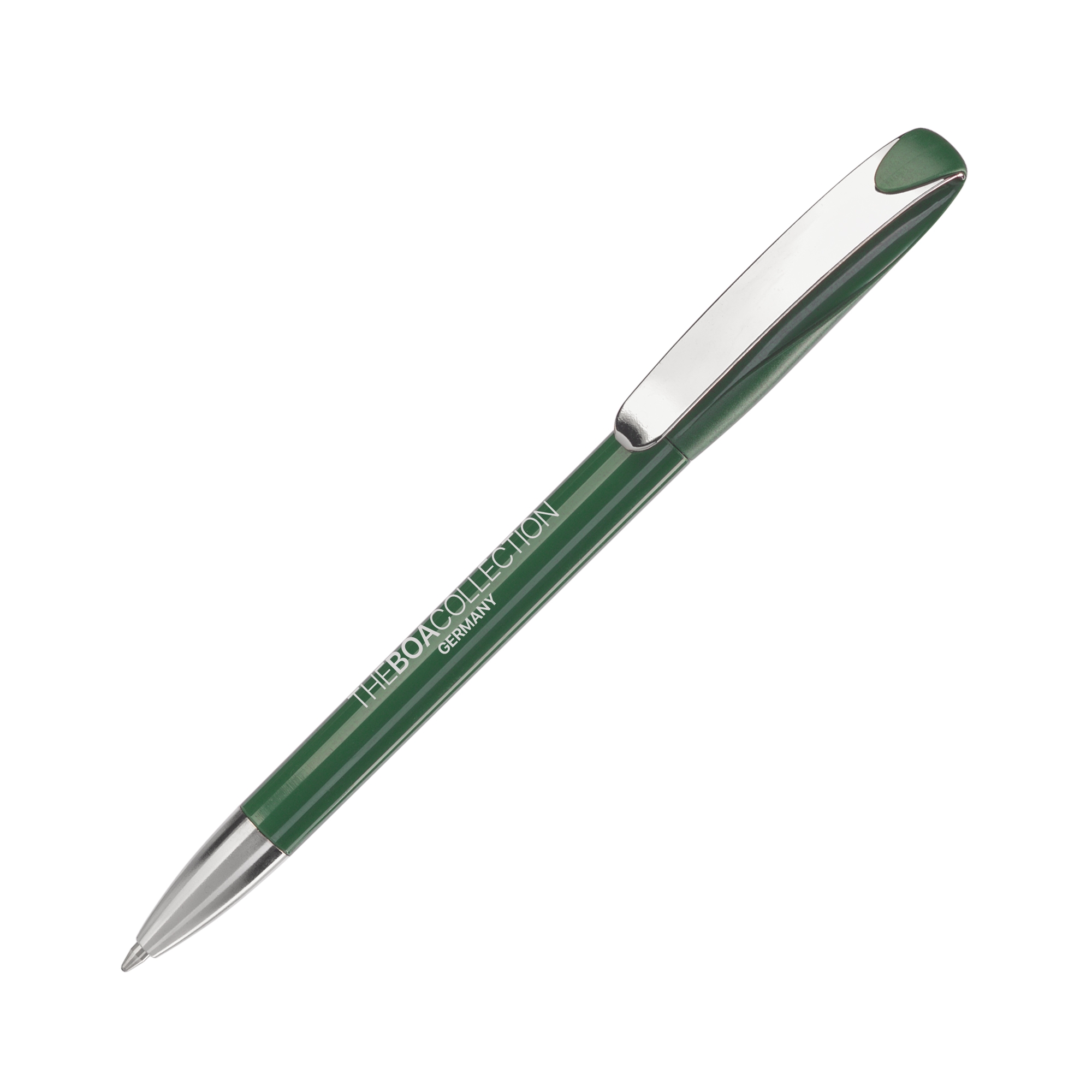 Ручка шариковая BOA MM, темно-зеленый, зеленый