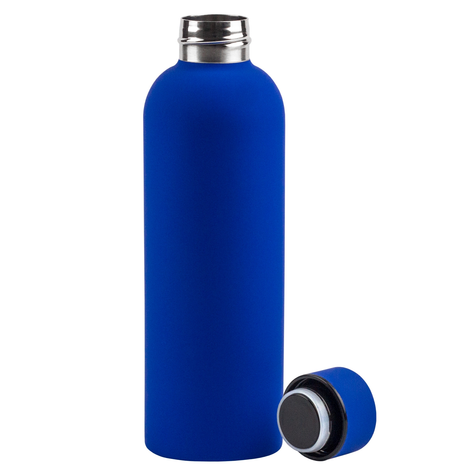 Термобутылка вакуумная герметичная Prima Ultramarine, ярко-синяя, синий