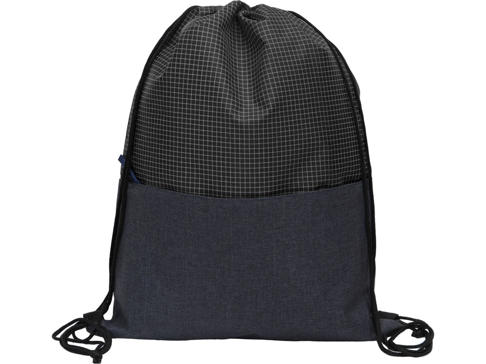 Рюкзак-мешок «Reflex» со светоотражающим эффектом, синий, полиэстер