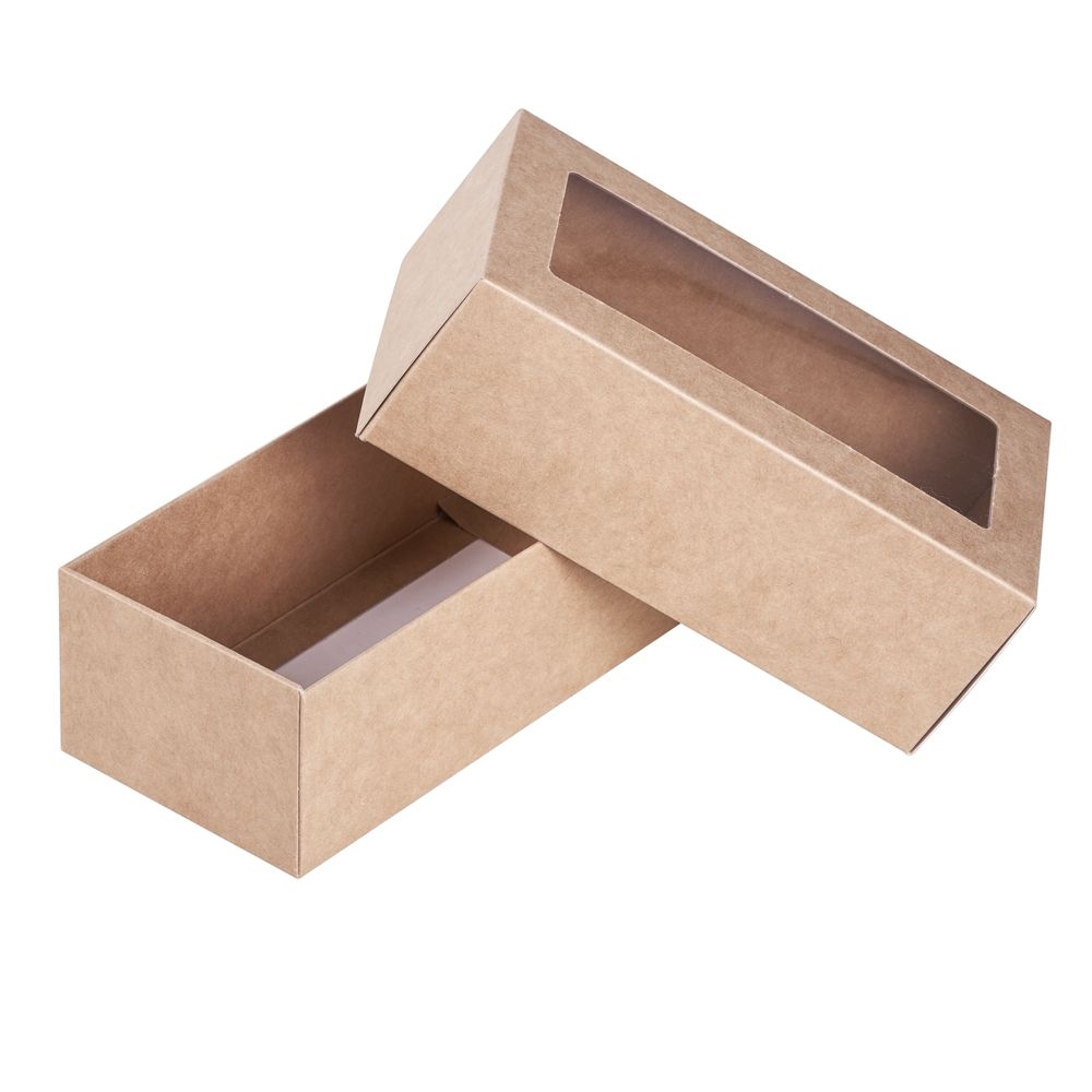 Коробка с окном Vindu, малая, картон; пвх
