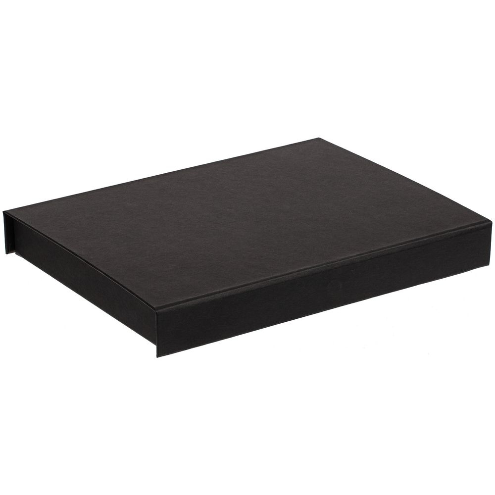 Коробка Rime под блокнот и ручку, черная, черный, картон