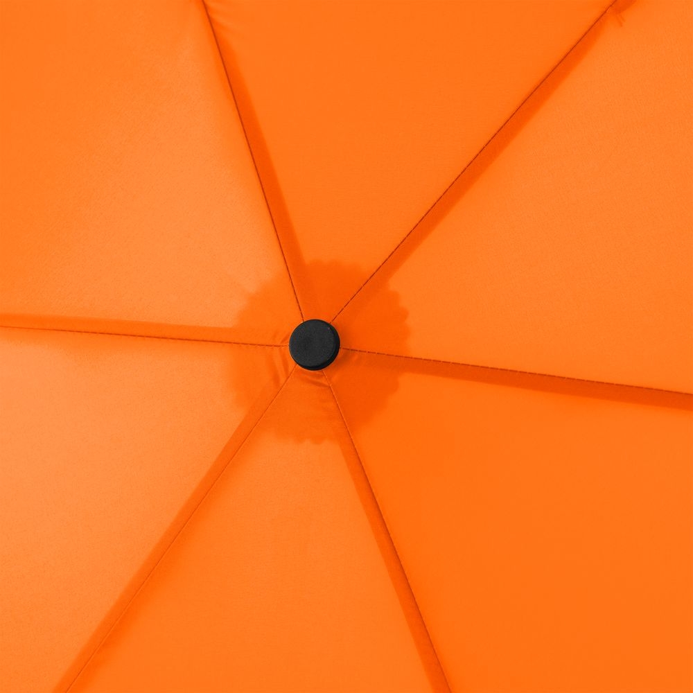 Зонт складной Zero 99, оранжевый, оранжевый, купол - эпонж, 190t; рама - алюминий; спицы - карбон, алюминий; ручка - пластик