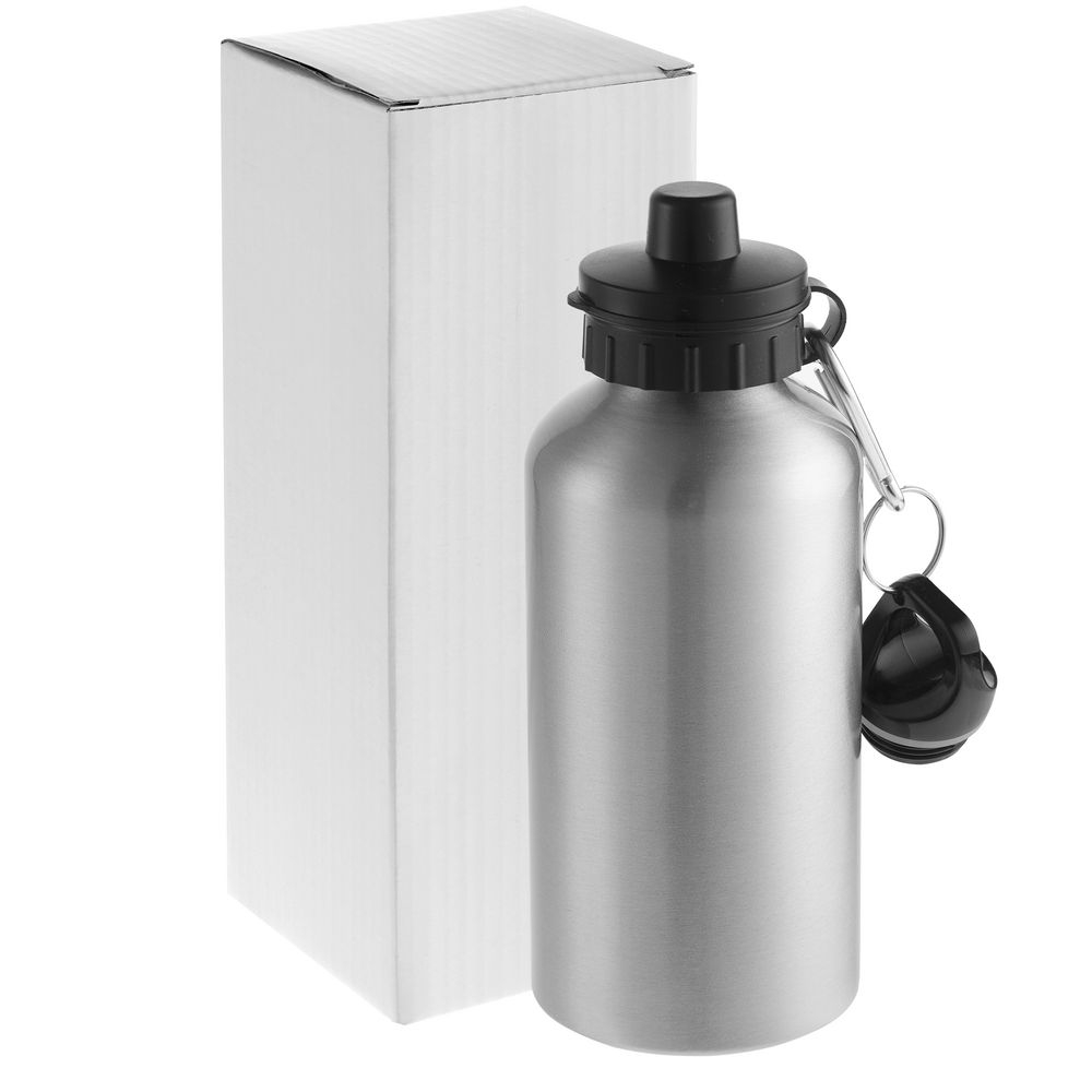 Бутылка для воды Re-Source Sublime, серебристая, серебристый, алюминий