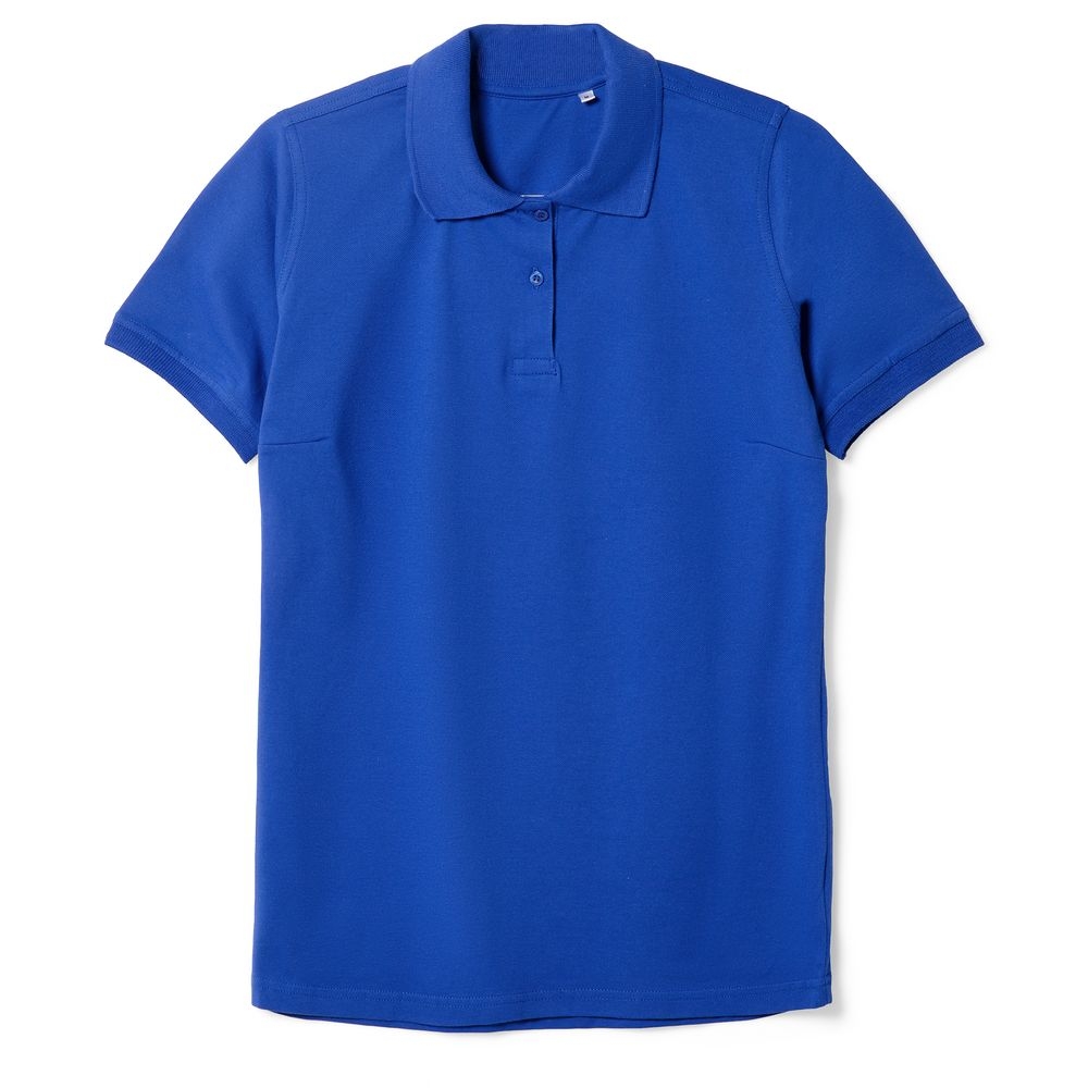 Рубашка поло женская Virma Stretch Lady, ярко-синяя, синий, плотность 200 г/м²; пике, хлопок 95%; эластан 5%