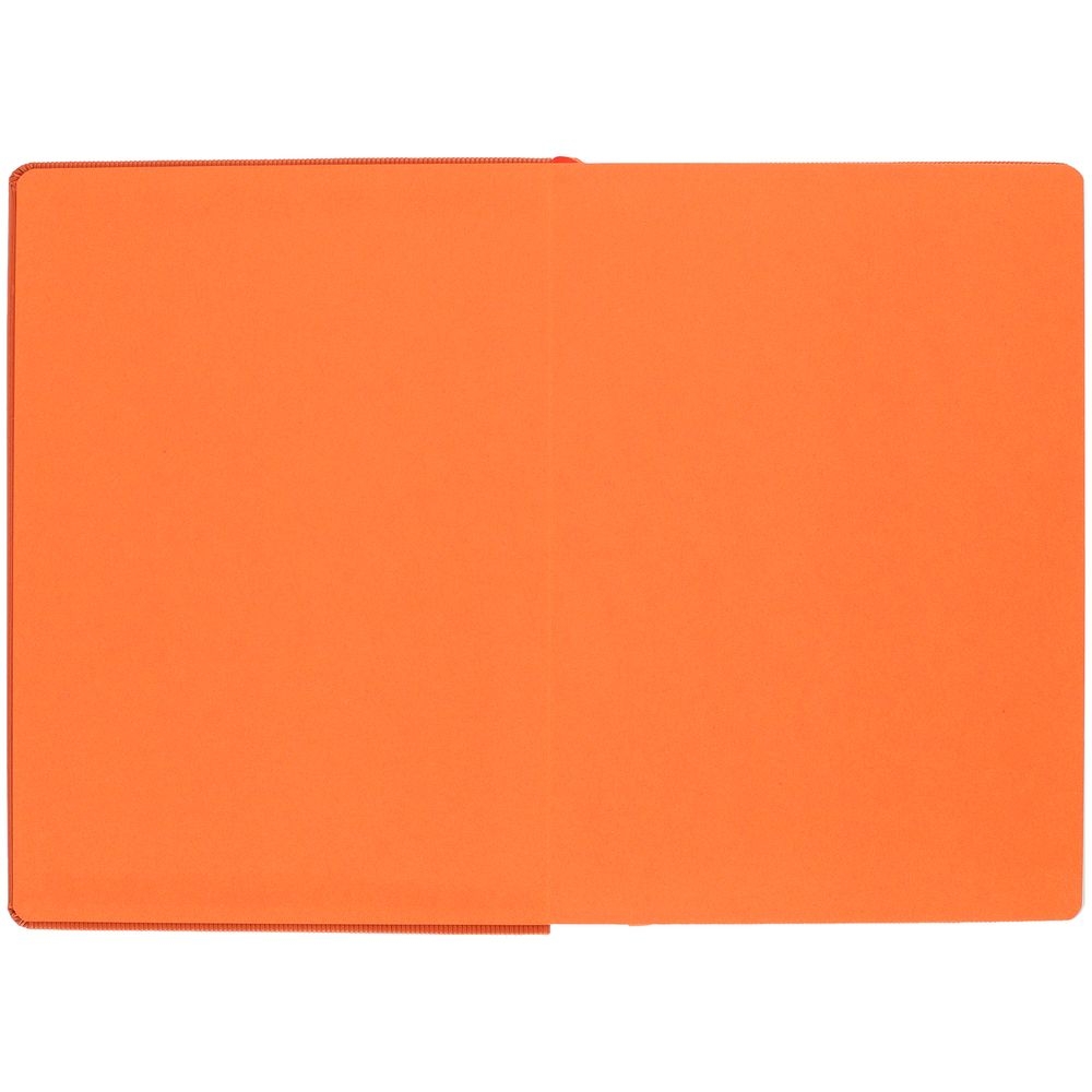 Ежедневник Grid, недатированный, оранжевый, оранжевый, кожзам