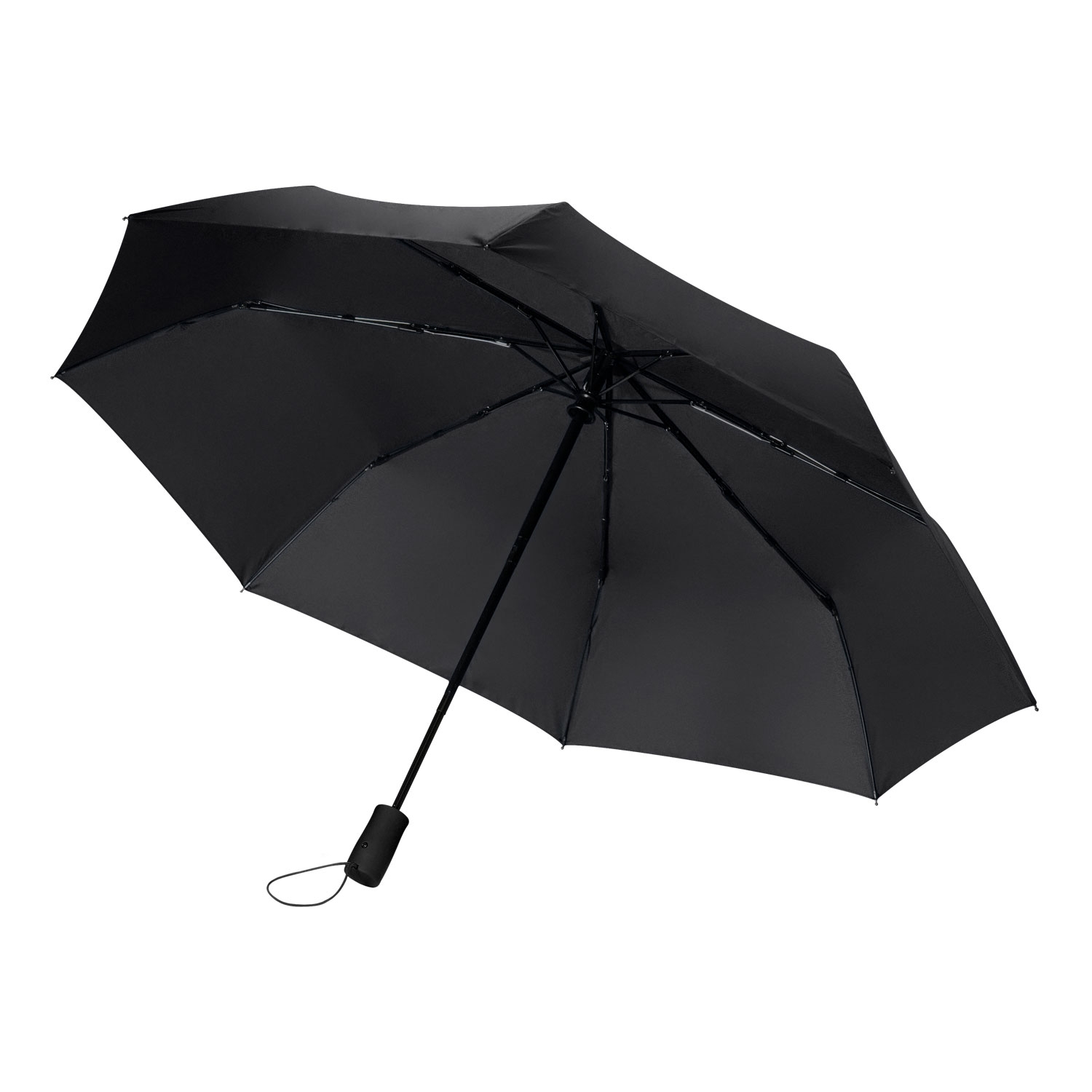 Зонт складной Nord, черный, черный