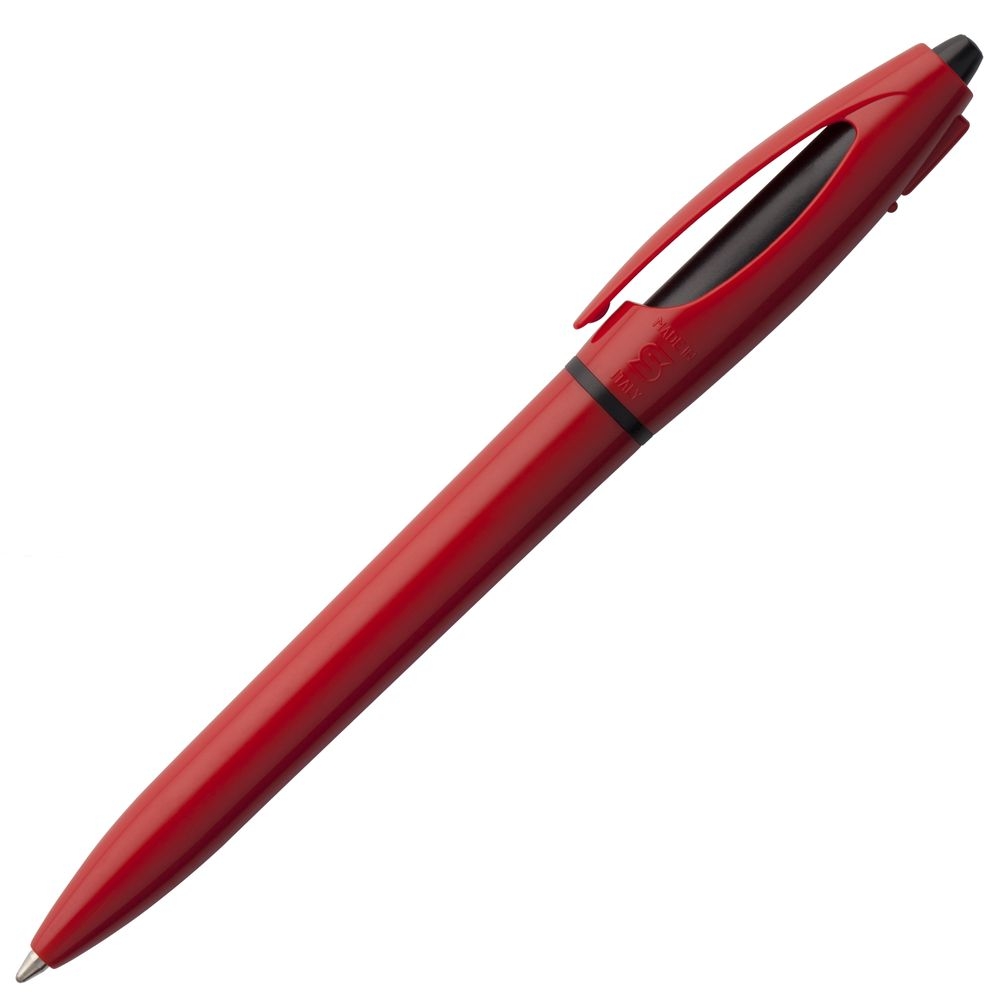 Ручка шариковая S! (Си), красная, красный, пластик