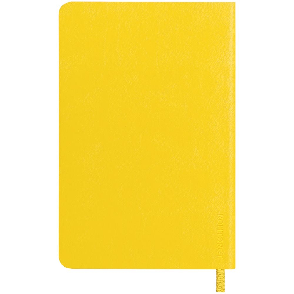 Ежедневник Neat Mini, недатированный, желтый, желтый, кожзам