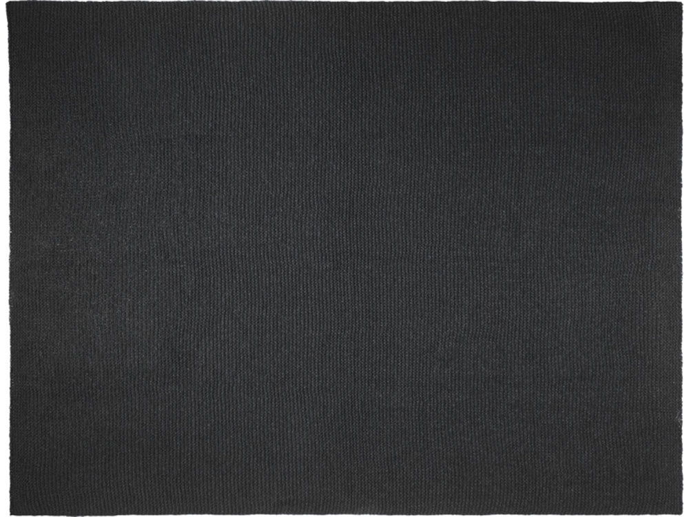 Вязанное одеяло «Suzy», черный, полиэстер