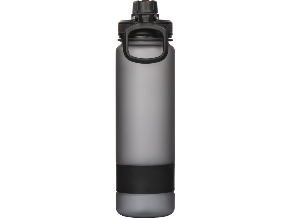 Бутылка для воды с ручкой «Misty», 850 мл, черный, пластик