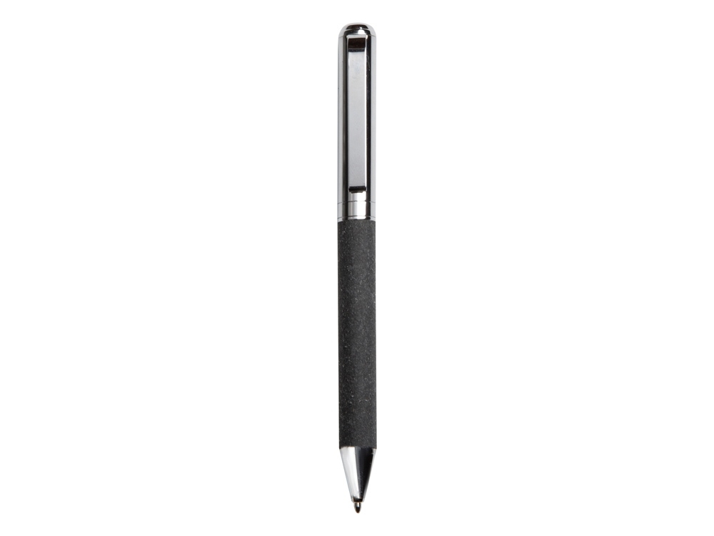 Ручка шариковая «Venera» из переработанной стали и переработанной кожи, серый, серебристый, металл