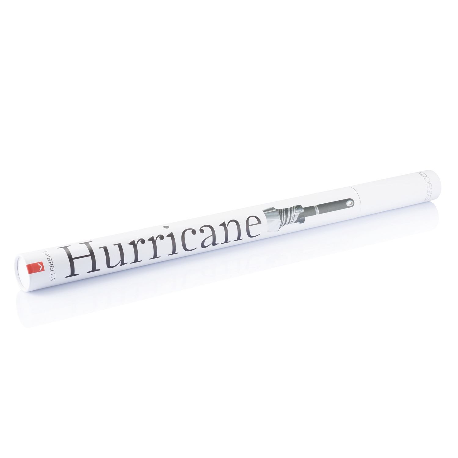 Зонт-трость антишторм Hurricane, d120 см, серый, полиэстер; алюминий