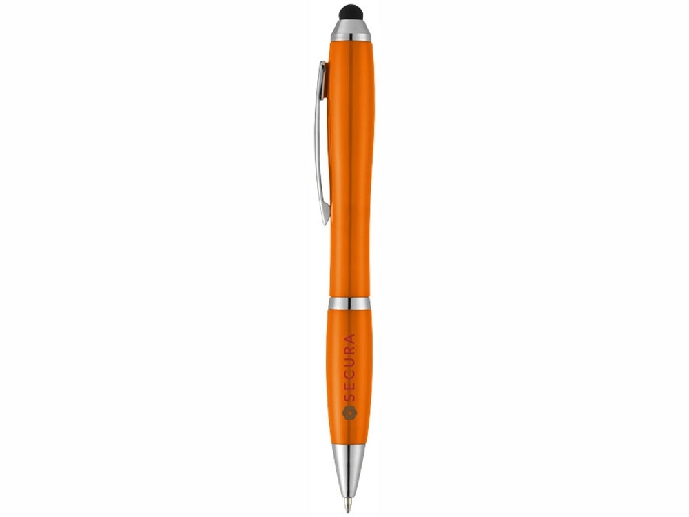 Ручка-стилус шариковая «Nash», оранжевый, пластик