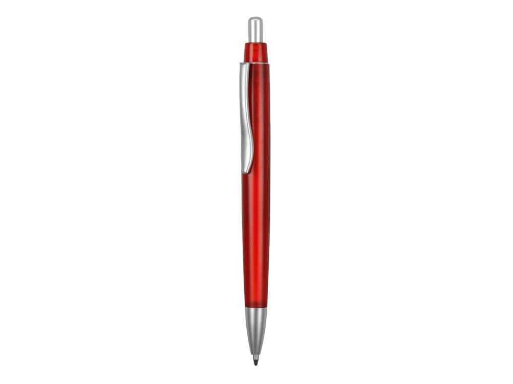 Блокнот «Контакт» с ручкой, красный, полипропилен