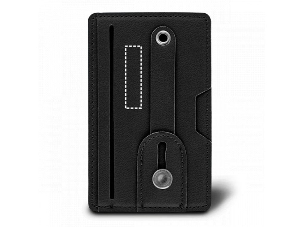 Визитница для смартфона с защитой RFID «FRANCK», черный, кожзам