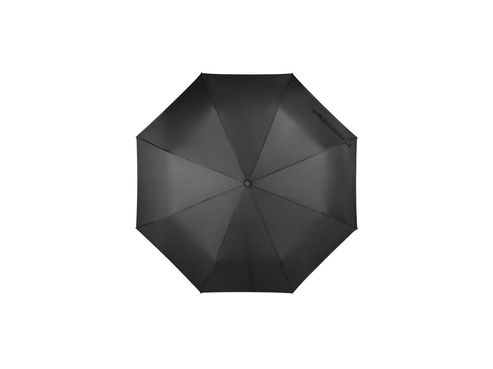 Зонт складной «RIVER», черный, пэт (полиэтилентерефталат)