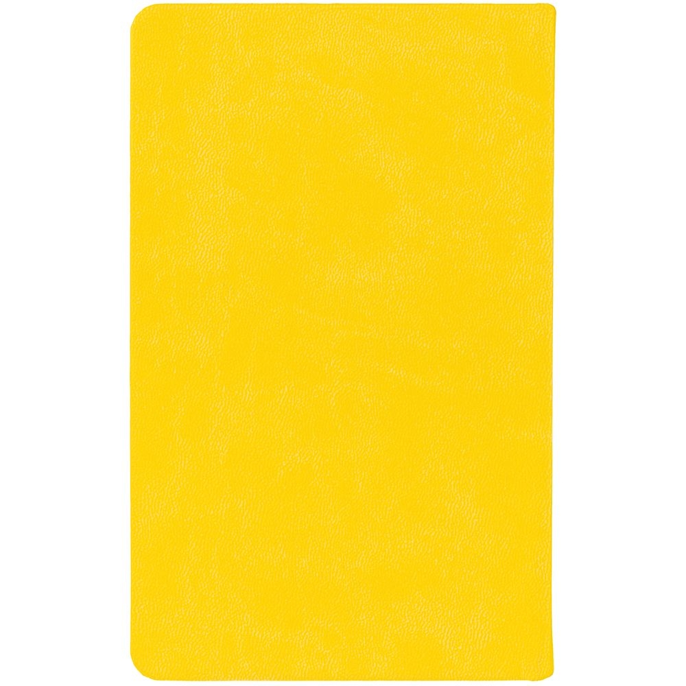 Блокнот Freenote Wide, желтый, желтый, кожзам