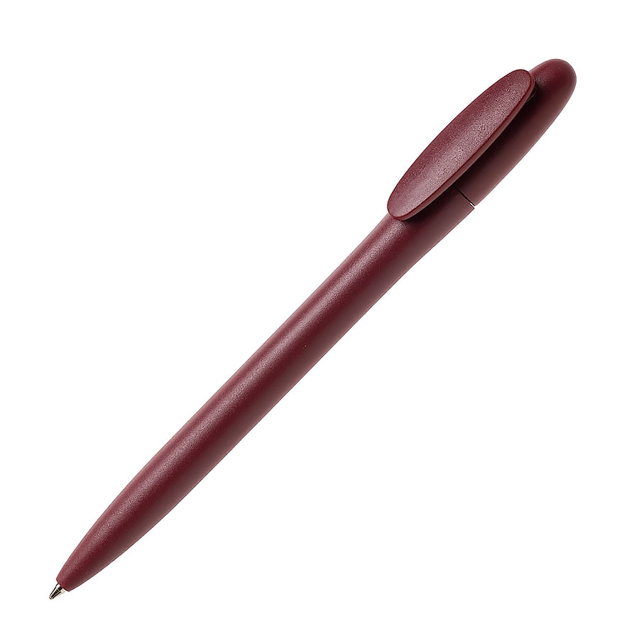 Ручка шариковая BAY, бордовый, непрозрачный пластик, бордовый, пластик