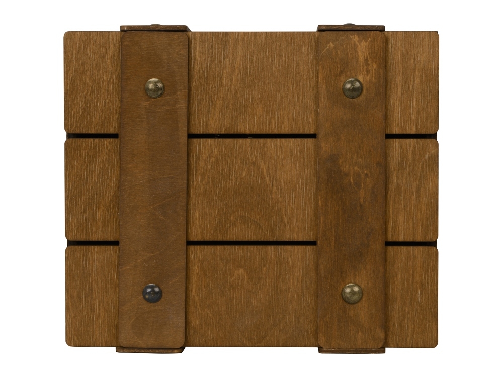 Подарочная деревянная коробка «Quadro», коричневый, дерево