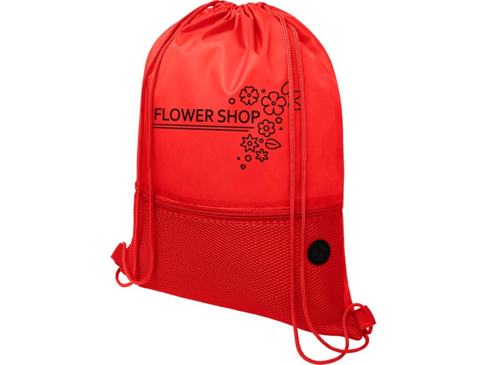 Рюкзак «Oriole» с сеткой, красный, полиэстер