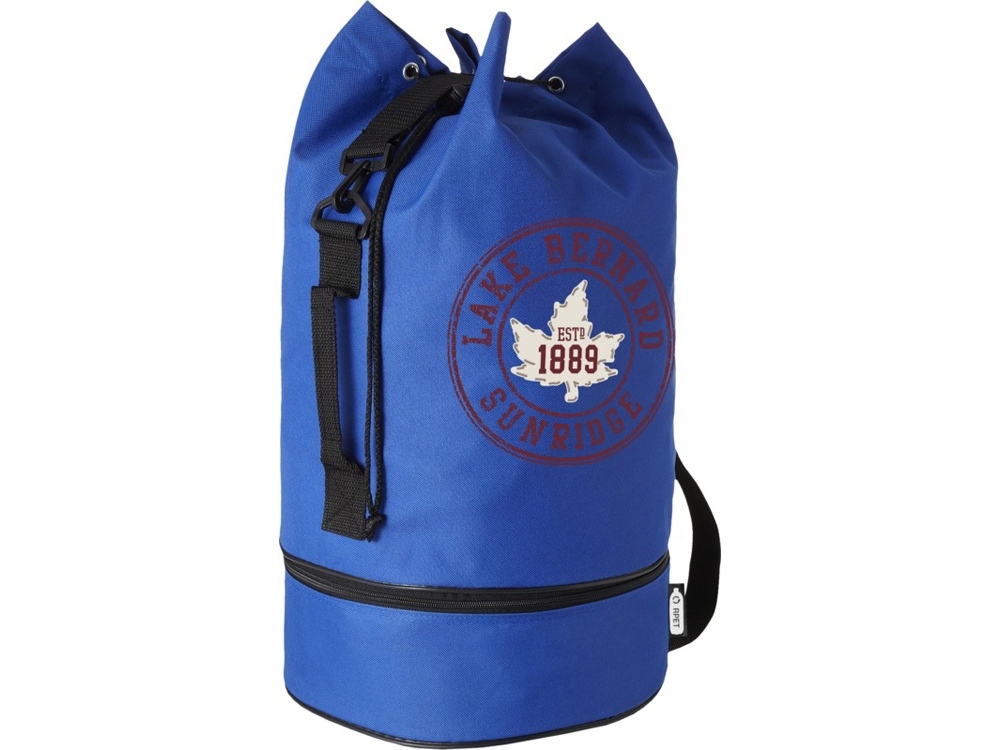 Спортивная сумка «Idaho» из переработанного PET-пластика, синий, полиэстер