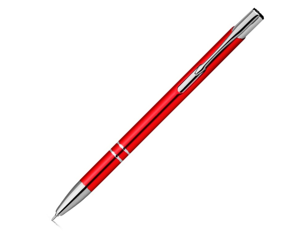 Ручка металлическая шариковая, красный, металл