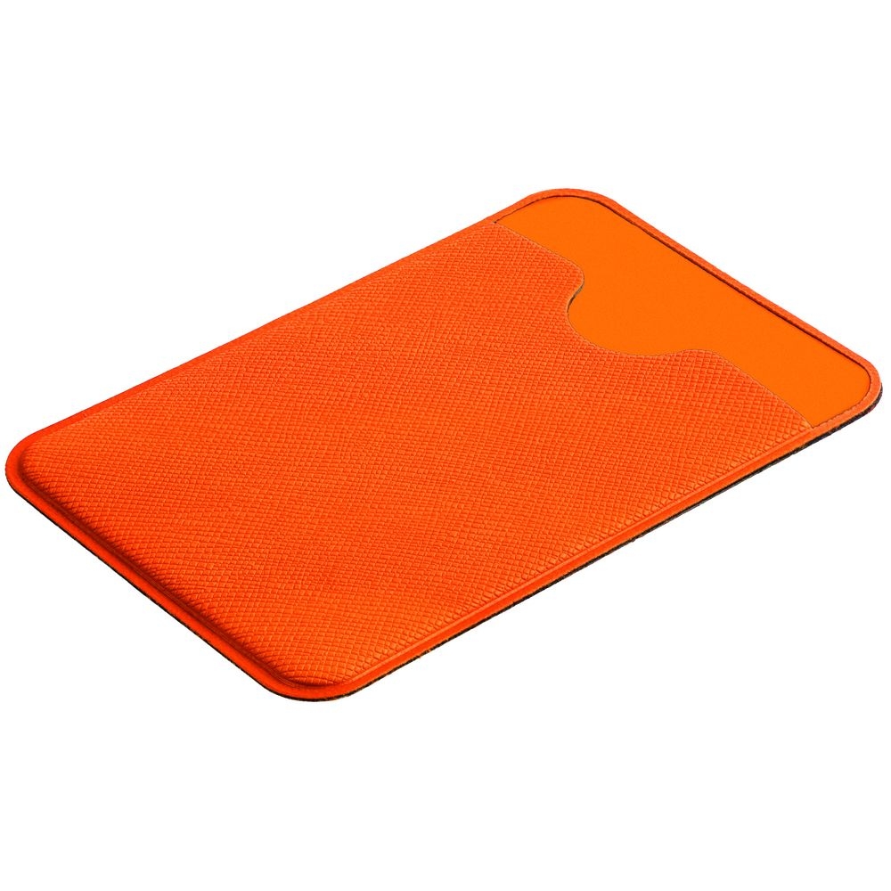 Чехол для карты на телефон Devon, оранжевый, оранжевый, кожзам