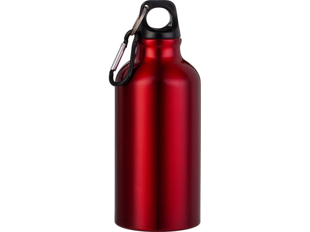 Бутылка «Hip S» с карабином, 400 мл, красный, алюминий