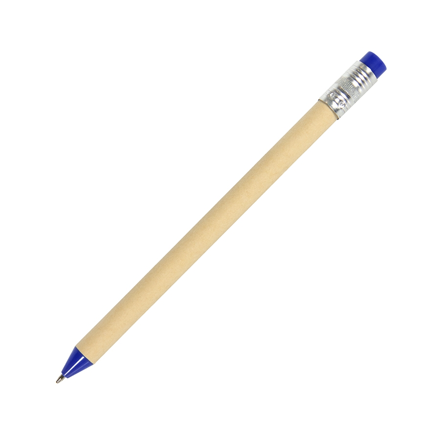 N12, ручка шариковая, синий, картон, пластик, металл, синий, картон