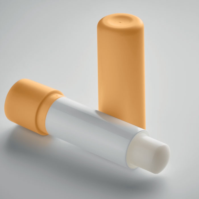 Бальзам для губ, оранжевый, пластик