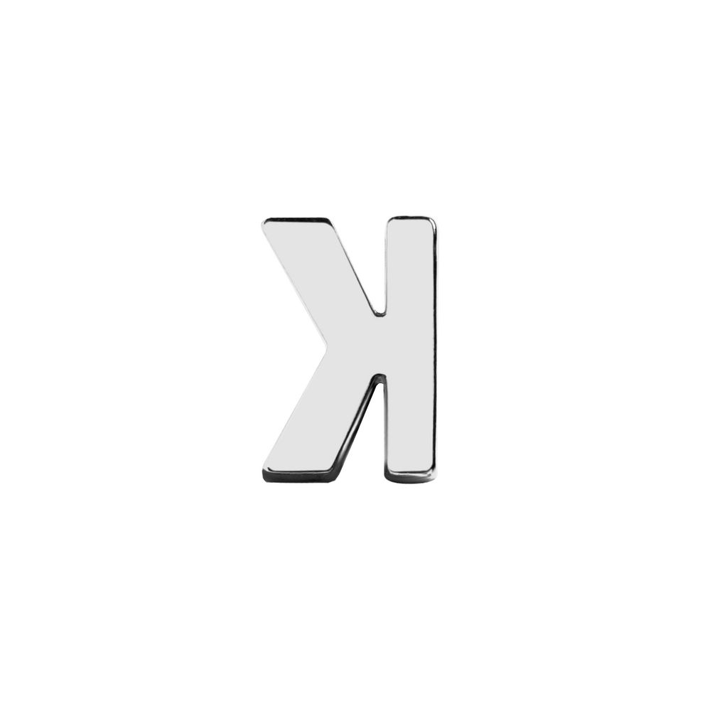 Элемент брелка-конструктора «Буква К», металл