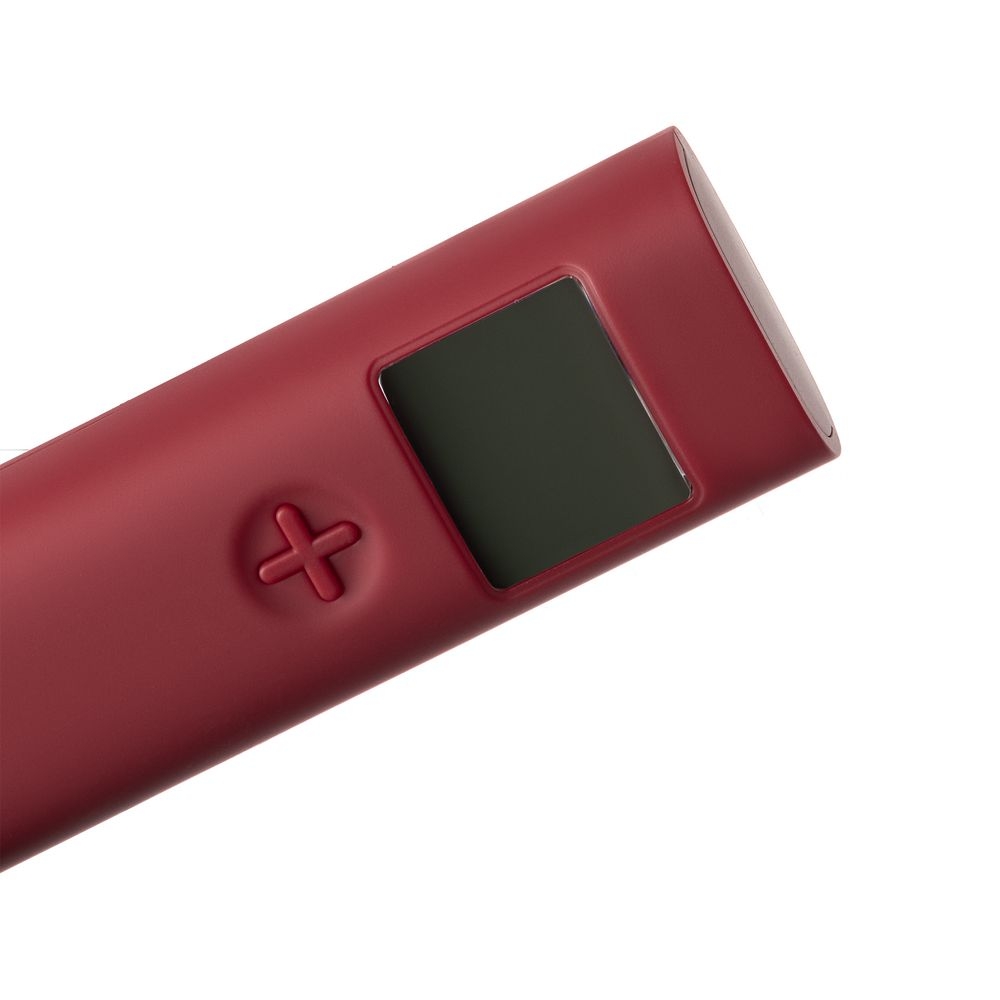Дорожные весы Granska, красные, красный, ремень - полиэстер; корпус - пластик; покрытие софт-тач