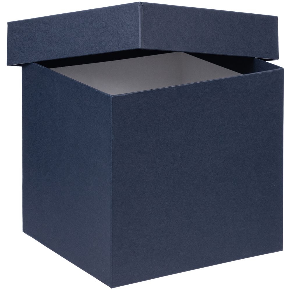 Коробка Cube, M, синяя, синий, картон
