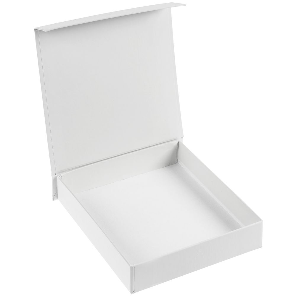 Коробка Bright, белая, белый, переплетный картон; покрытие софт-тач