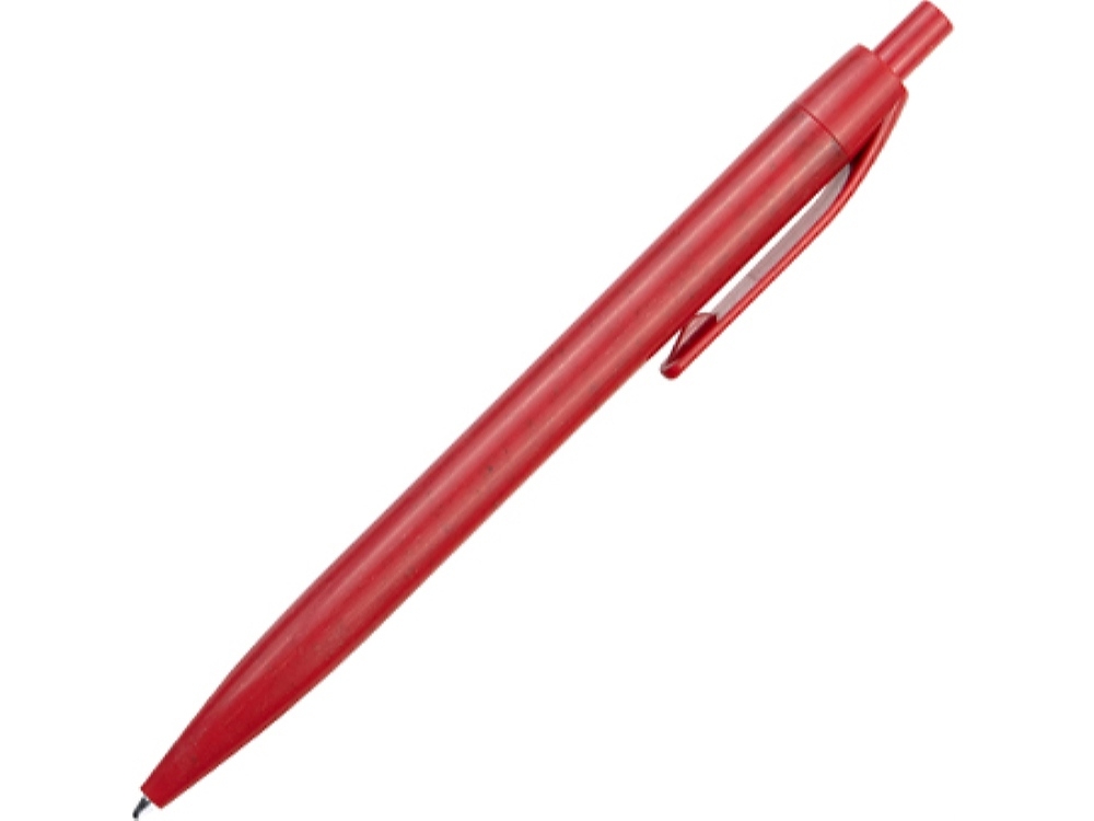 Ручка шариковая из пшеничного волокна KAMUT, красный, пластик, растительные волокна