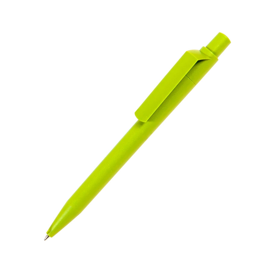 Ручка шариковая DOT, зеленое яблоко, матовое покрытие, пластик, зеленый, пластик