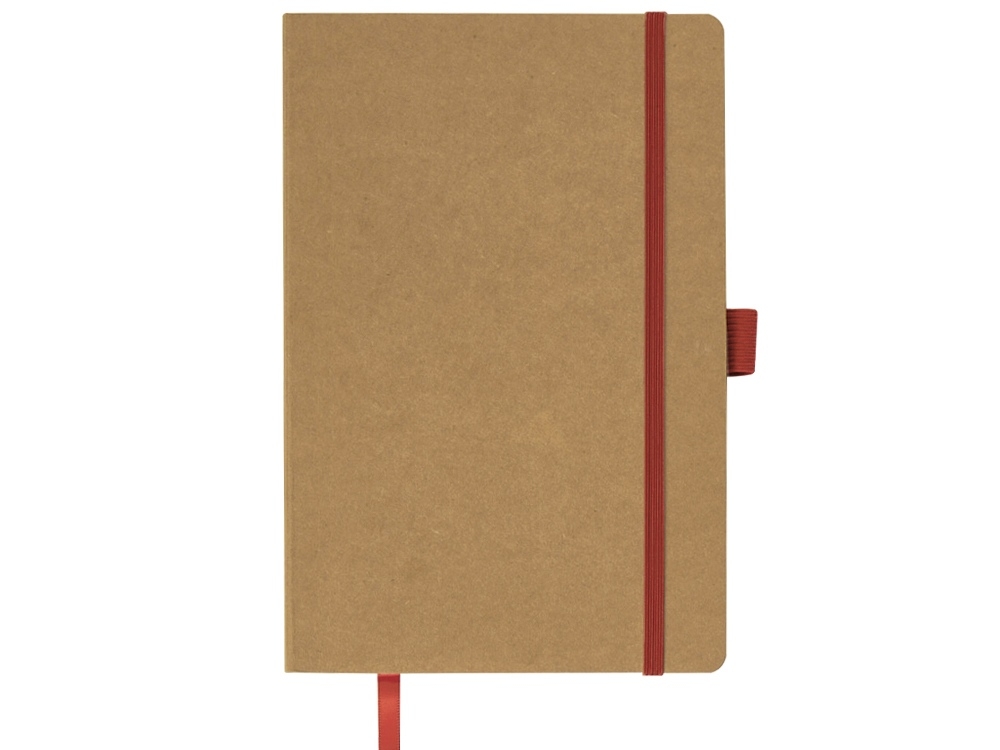 Блокнот А5 в гибкой обложке «Sevilia Soft», коричневый, красный
