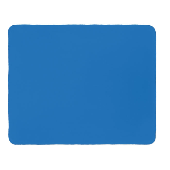 Флисовый дорожный плед из RPET, синий, rpet