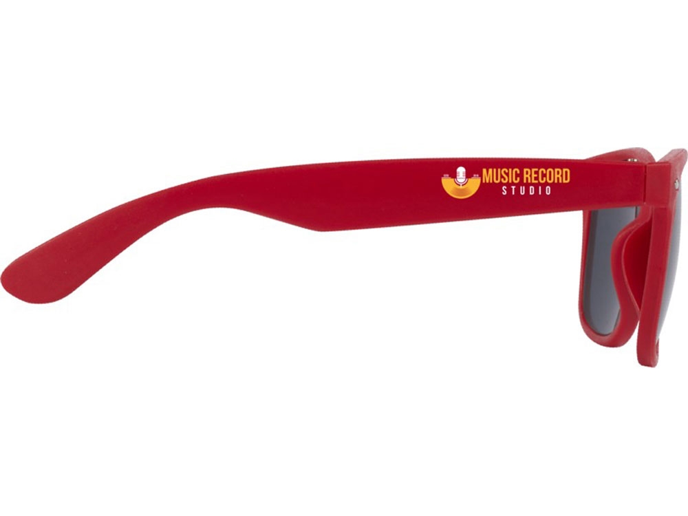 Солнцезащитные очки «Sun Ray» из переработанной пластмассы, красный, пластик