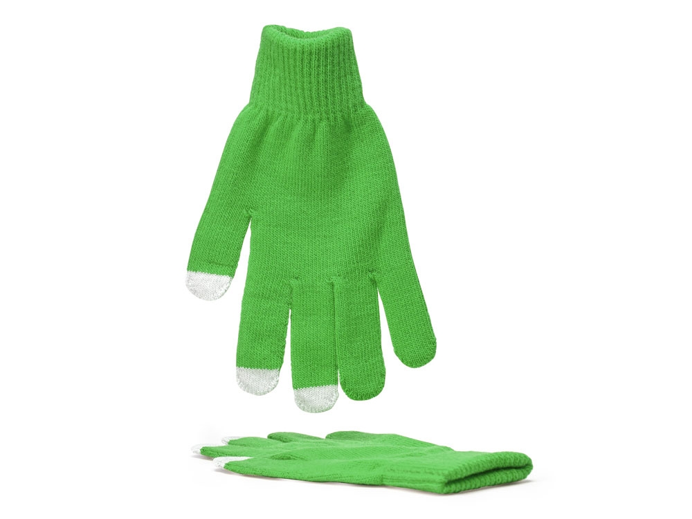 Сенсорные перчатки ZELAND, зеленый, акрил