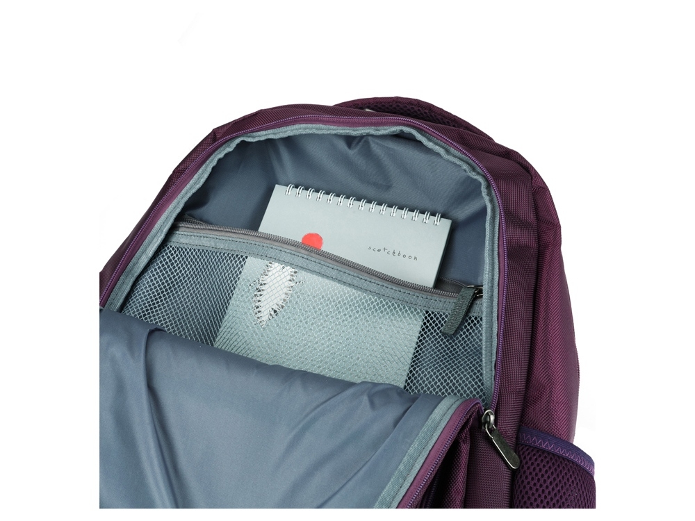 Рюкзак «FORGRAD» с отделением для ноутбука 15", фиолетовый, полиэстер