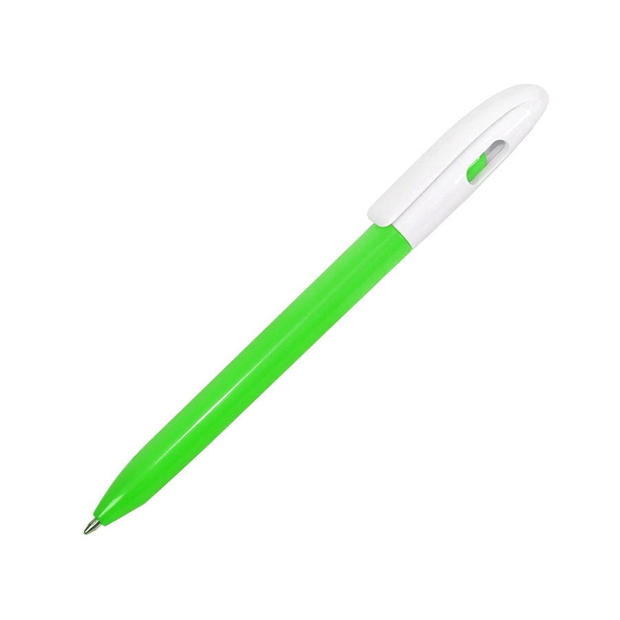 LEVEL, ручка шариковая, светло-зеленый, пластик, светло-зеленый, белый, пластик