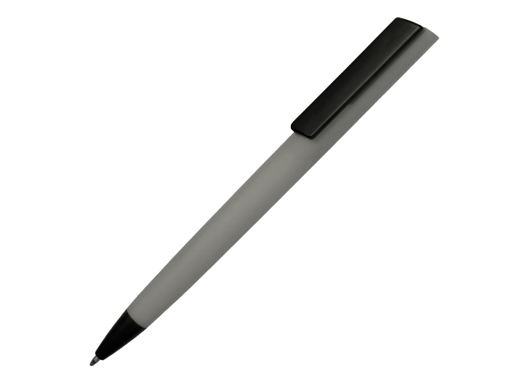 Ручка пластиковая шариковая «C1» soft-touch, серый, soft touch