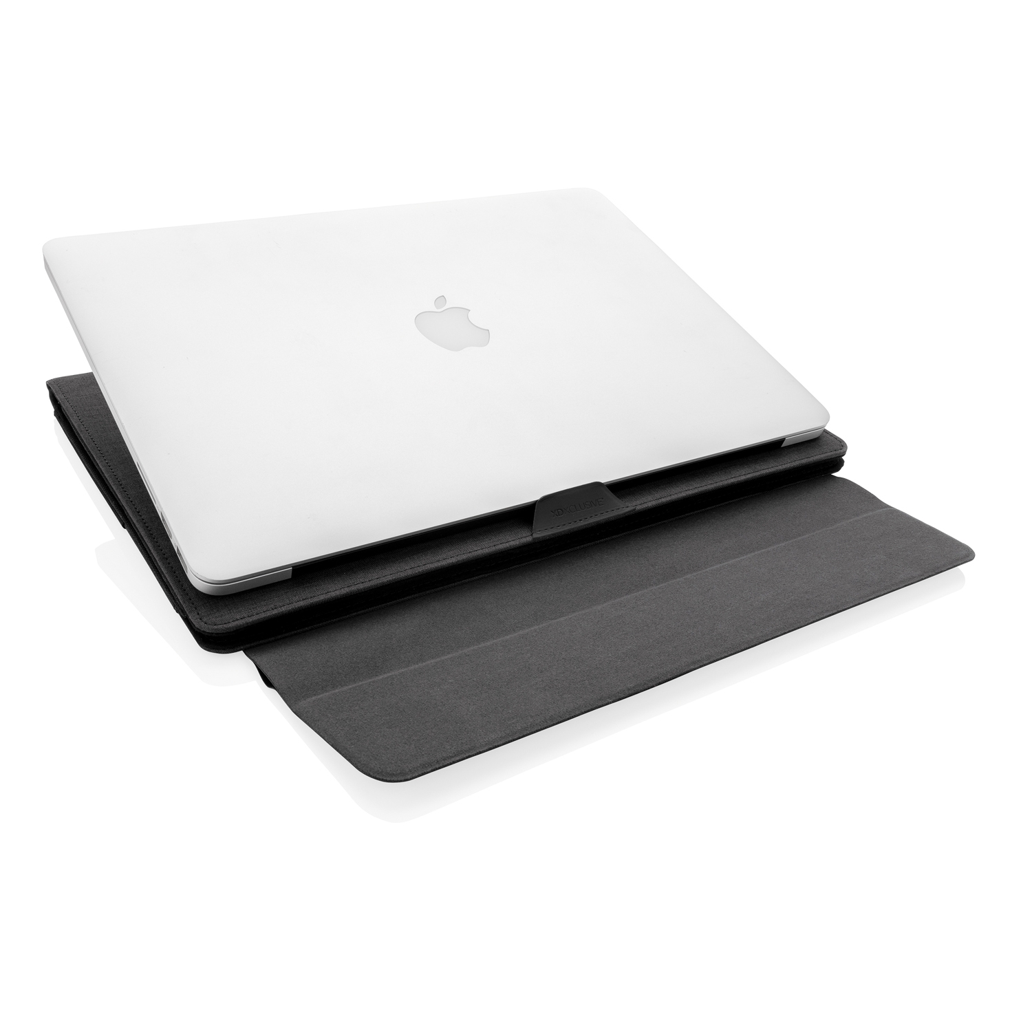 Чехол для ноутбука 2 в 1 с подставкой Fiko, черный, полиэстер; polyurethane