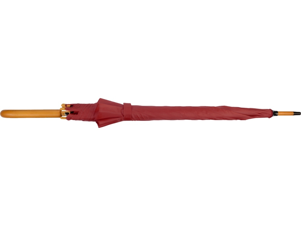 Зонт-трость «Радуга», бордовый, полиэстер