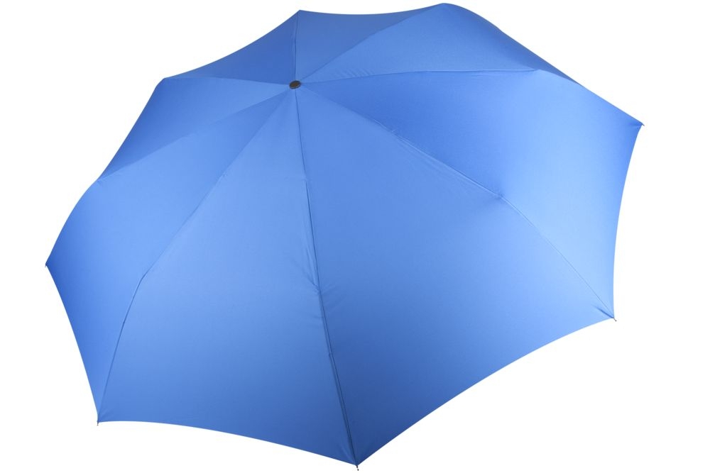 Зонт складной Fiber, ярко-синий, синий, 190t; ручка - пластик, купол - эпонж