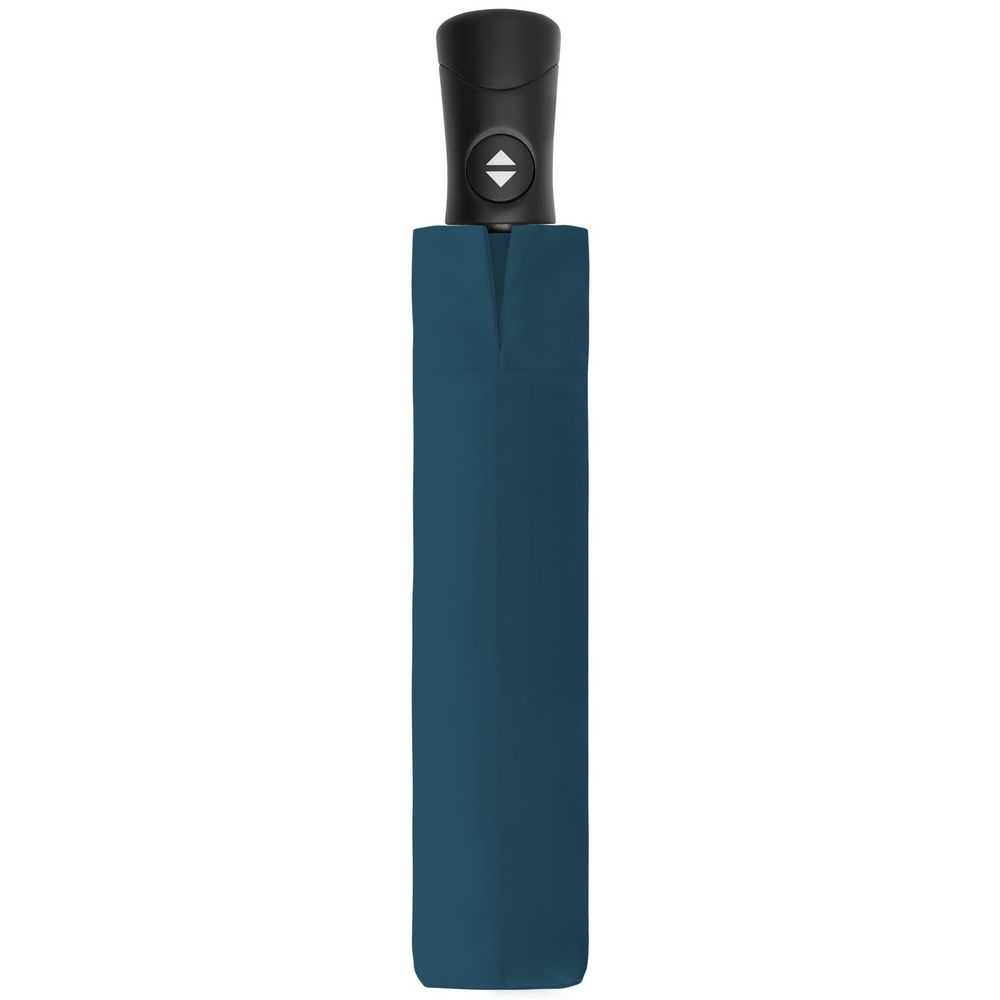 Складной зонт Fiber Magic Superstrong, голубой, голубой, купол - эпонж, 190т; спицы - стеклопластик